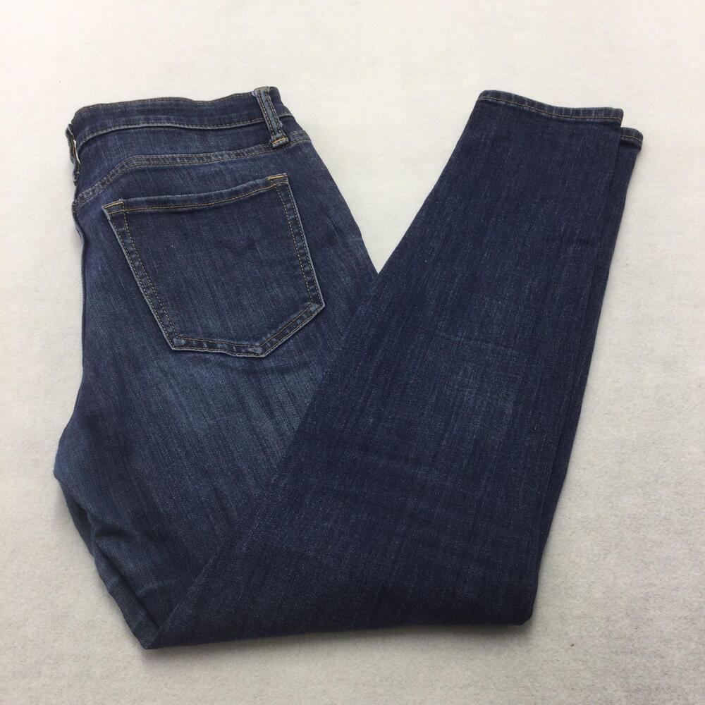 Gap Legging Jegging Jeans Womens 6/28R Blue Medium Wash Distressed Stretch Denim